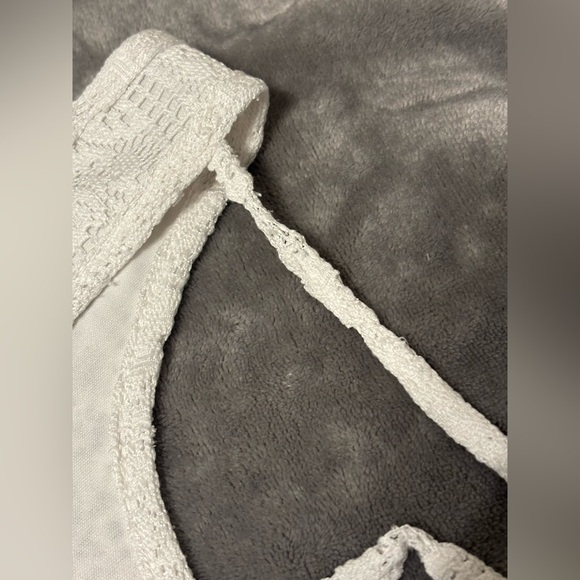 Francesca's White Lace Short Sleeveless Dress - XS - Picture 6 of 6